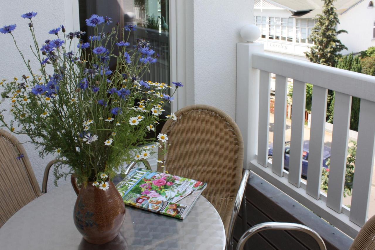 Villa Laetitia Fewo 16 - Strandnah, Balkon ビンツ エクステリア 写真